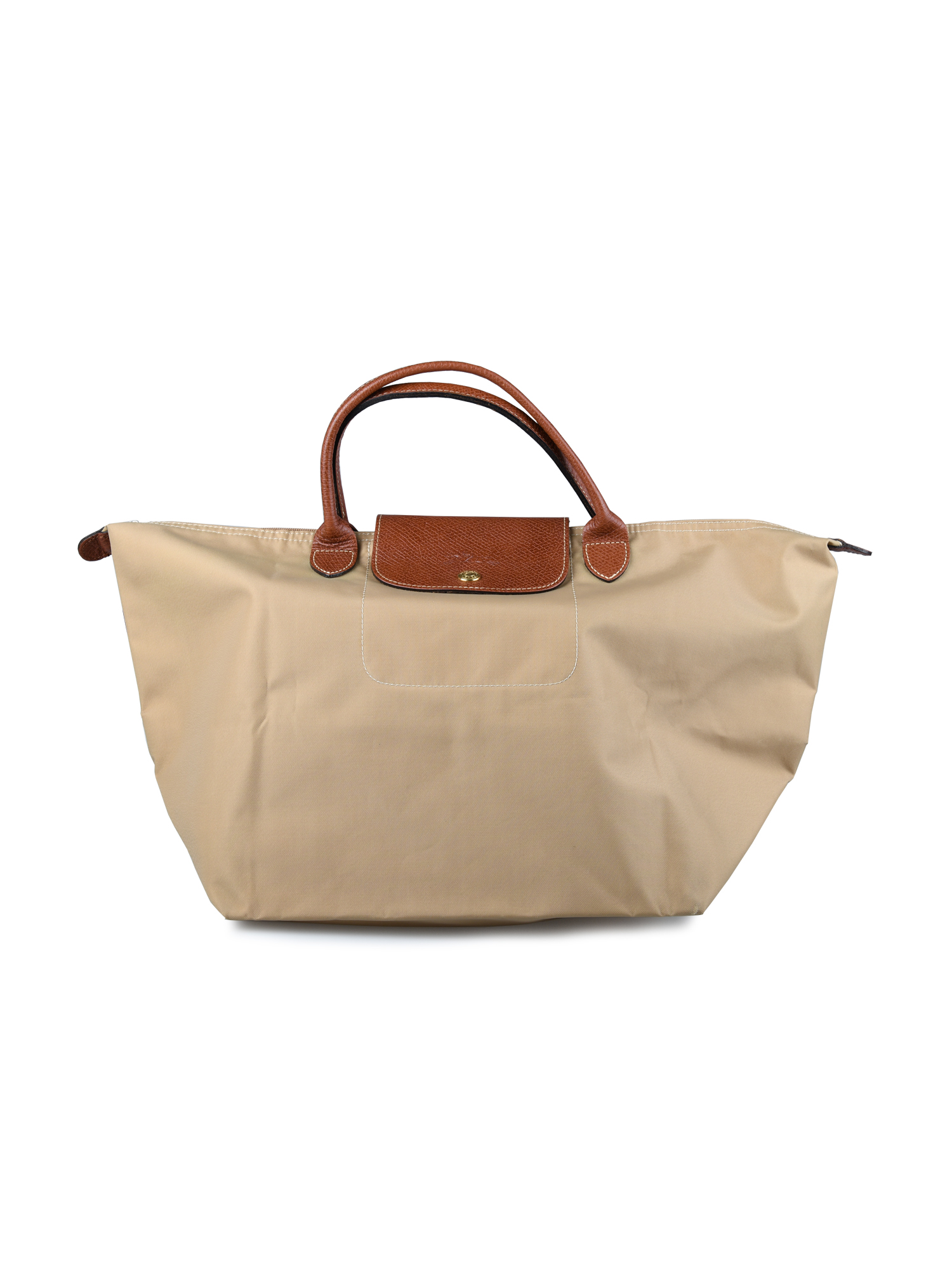 Qoo10 - [Trezo] Longchamp Le Pliage Short Handle Small Beige : Women's  Clothing