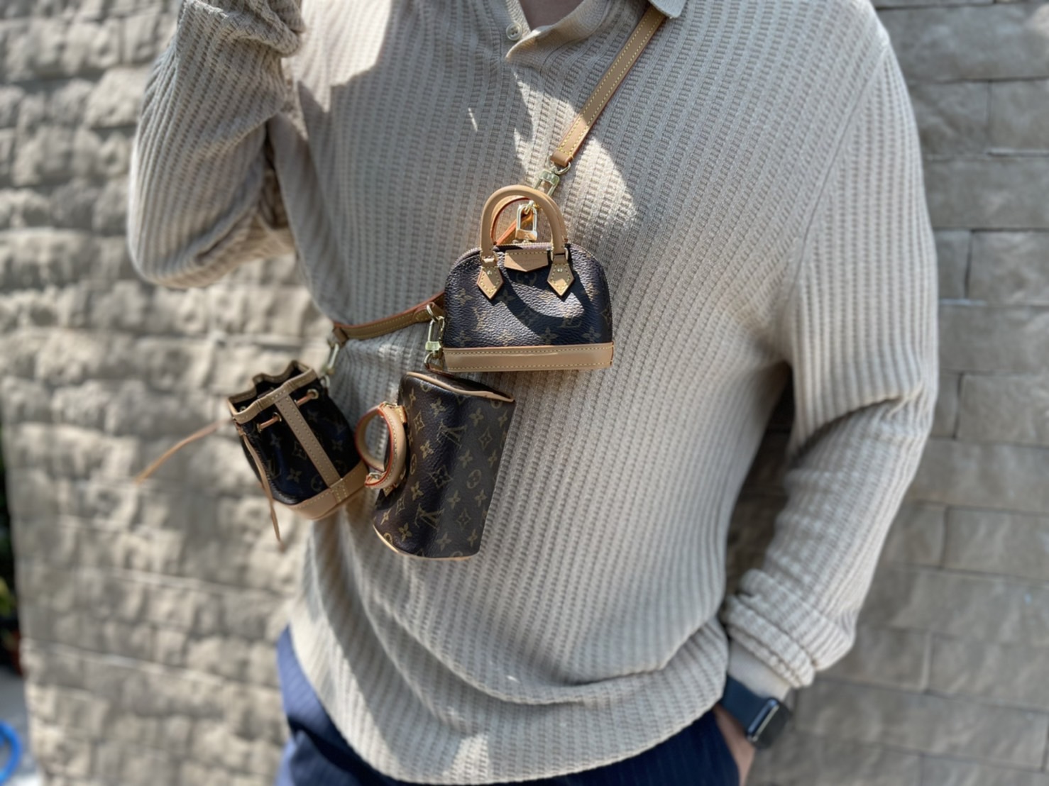 Louis Vuitton trio mini icones, Women's Fashion, Bags & Wallets, Cross-body  Bags on Carousell