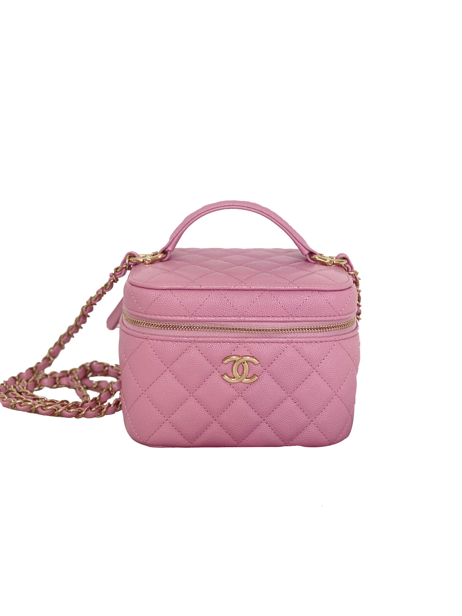 CHANEL 22S Pink Caviar Small Classic Flap Light Gold Hardware  AYAINLOVE  CURATED LUXURIES