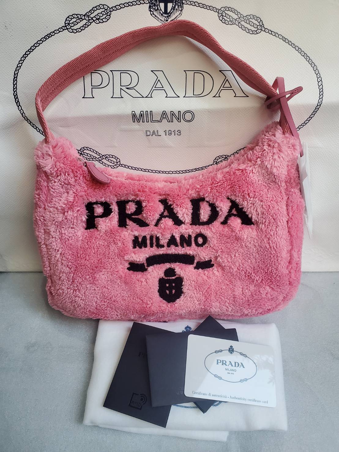 Petal Pink/black Re-edition 2000 Terry Mini-bag