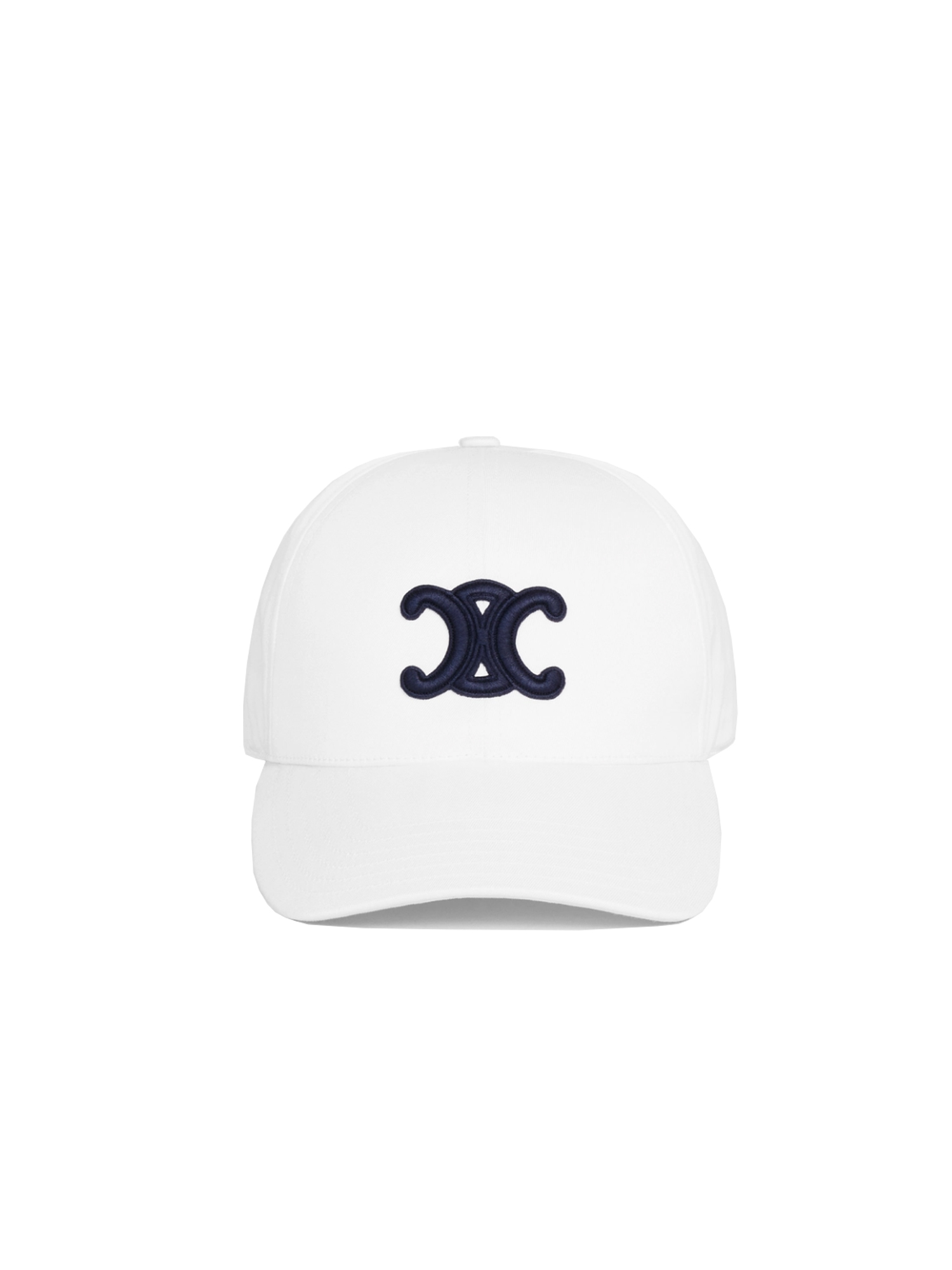 celine-triomphe-baseball-cap-in-cotton-white-size-m