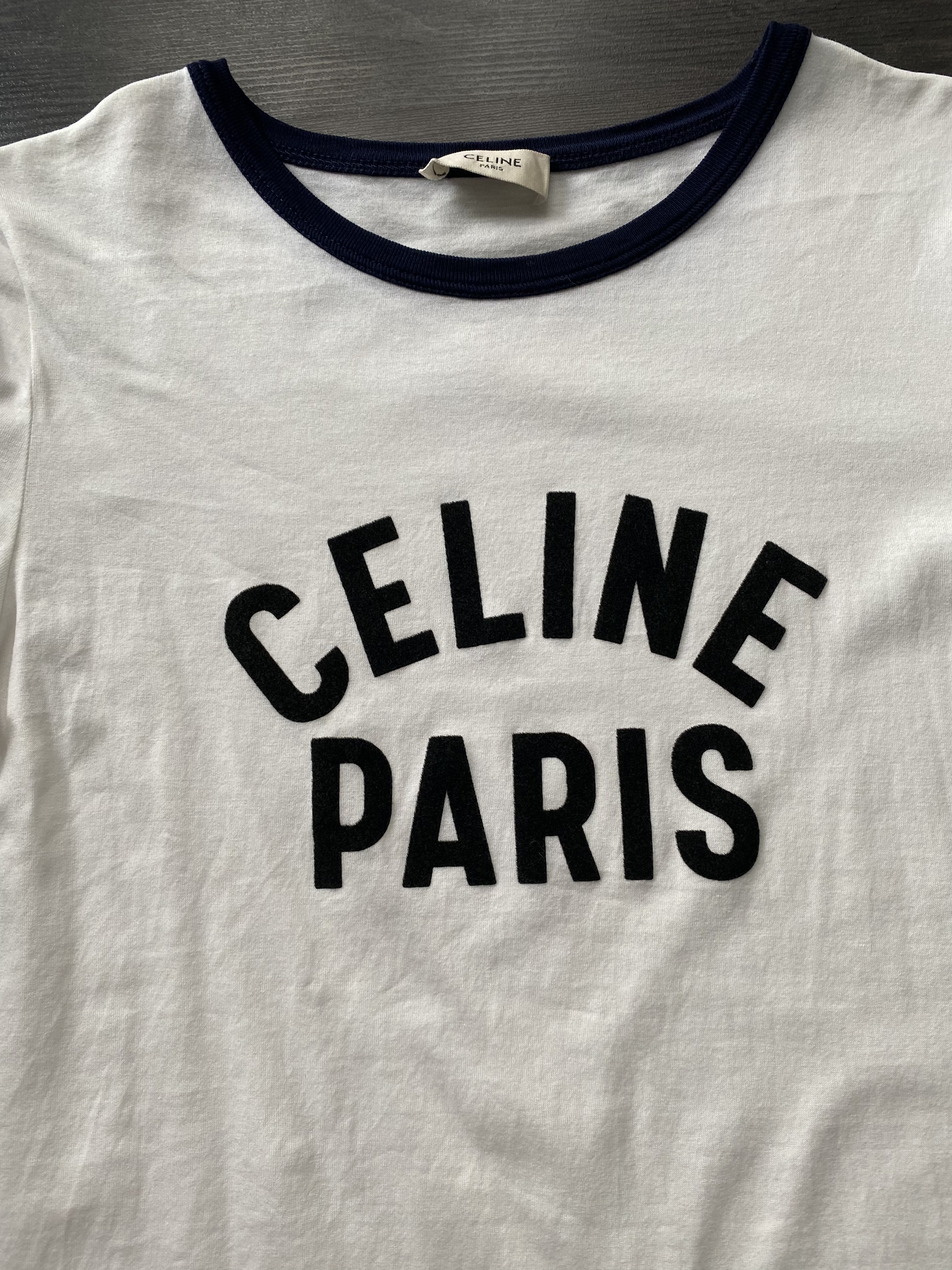 Celine Paris T-Shirt in Cotton Jersey