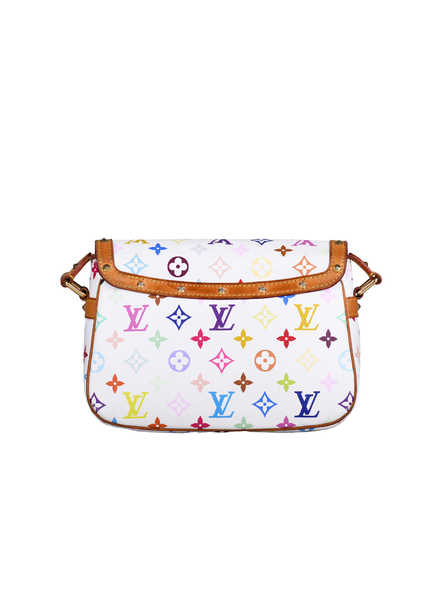 Louis Vuitton  Sologne Multicolored Monogram on White Crossbody Bag –  Baggio Consignment