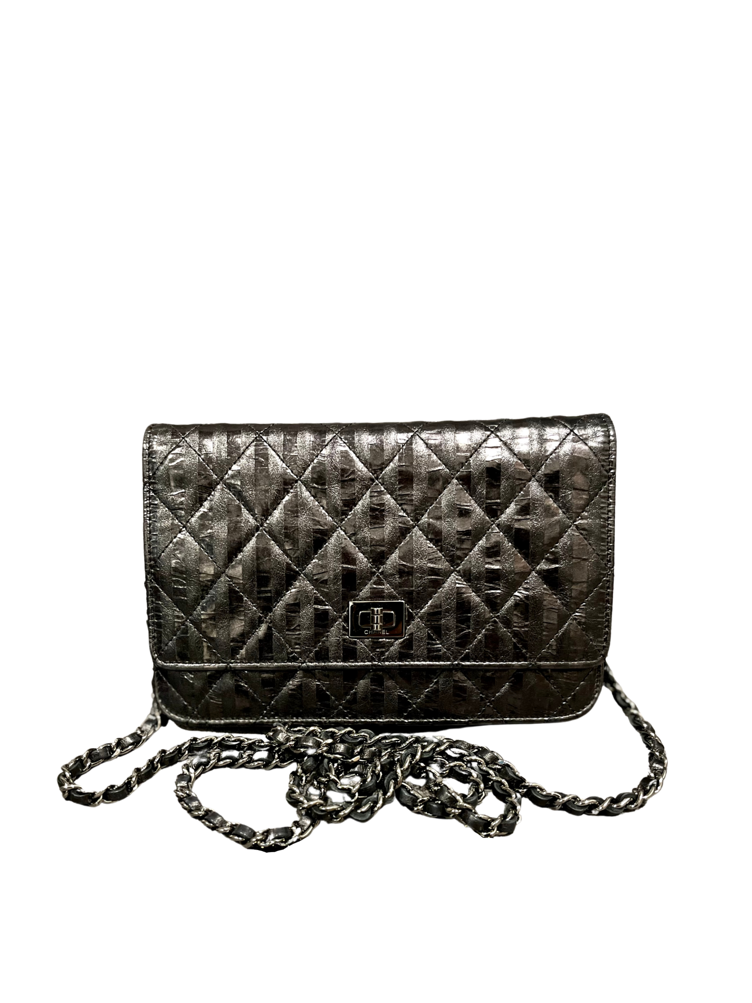 Chanel 2.55 Reissue Quilted Calfskin Wallet On Chain (WOC)