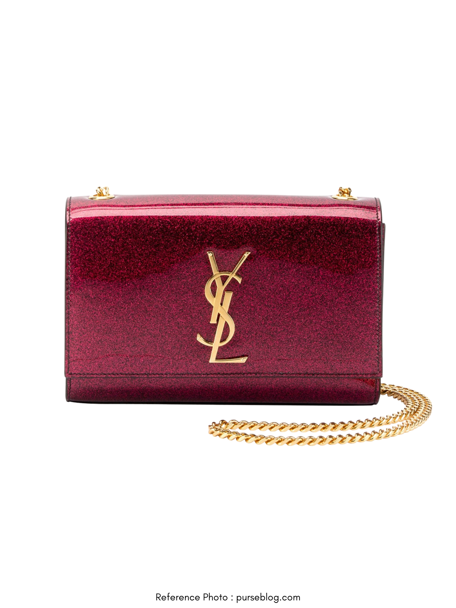 Glitter ysl store bag